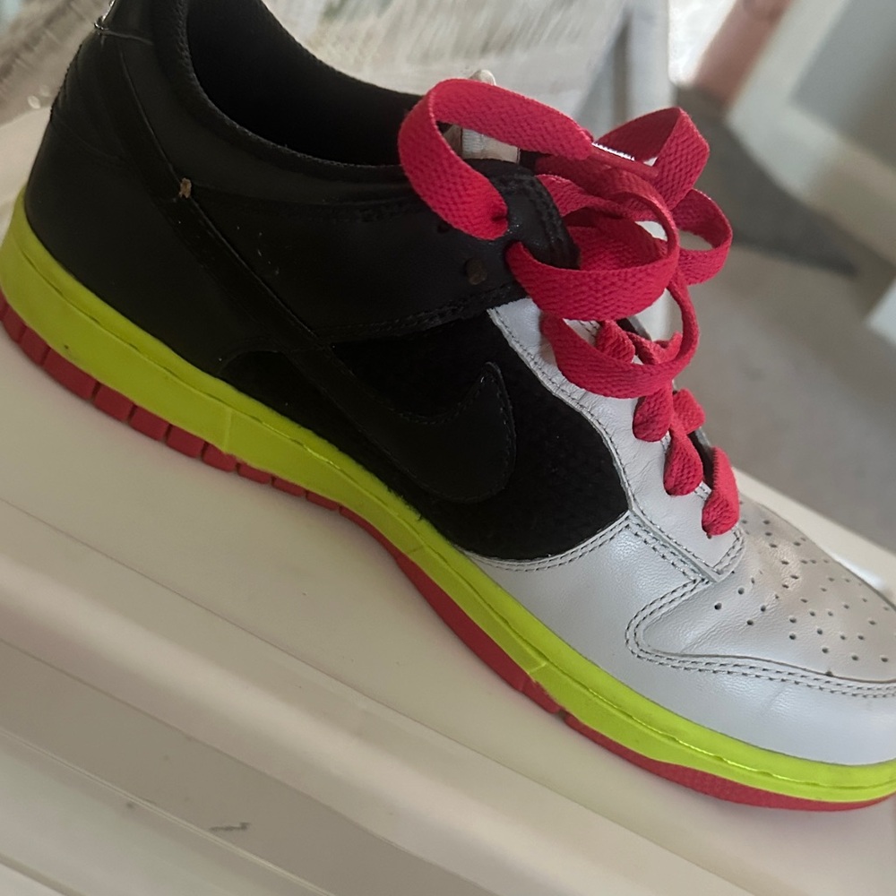 Rare Black and Pink Dunk Sneakers